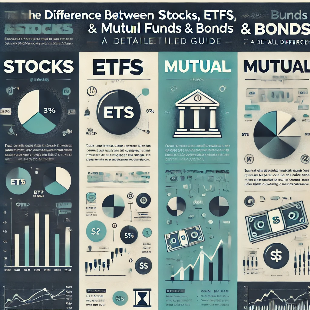 Difference Between Stocks, ETFs, Mutual Funds & Bonds: A Detailed Guide ...